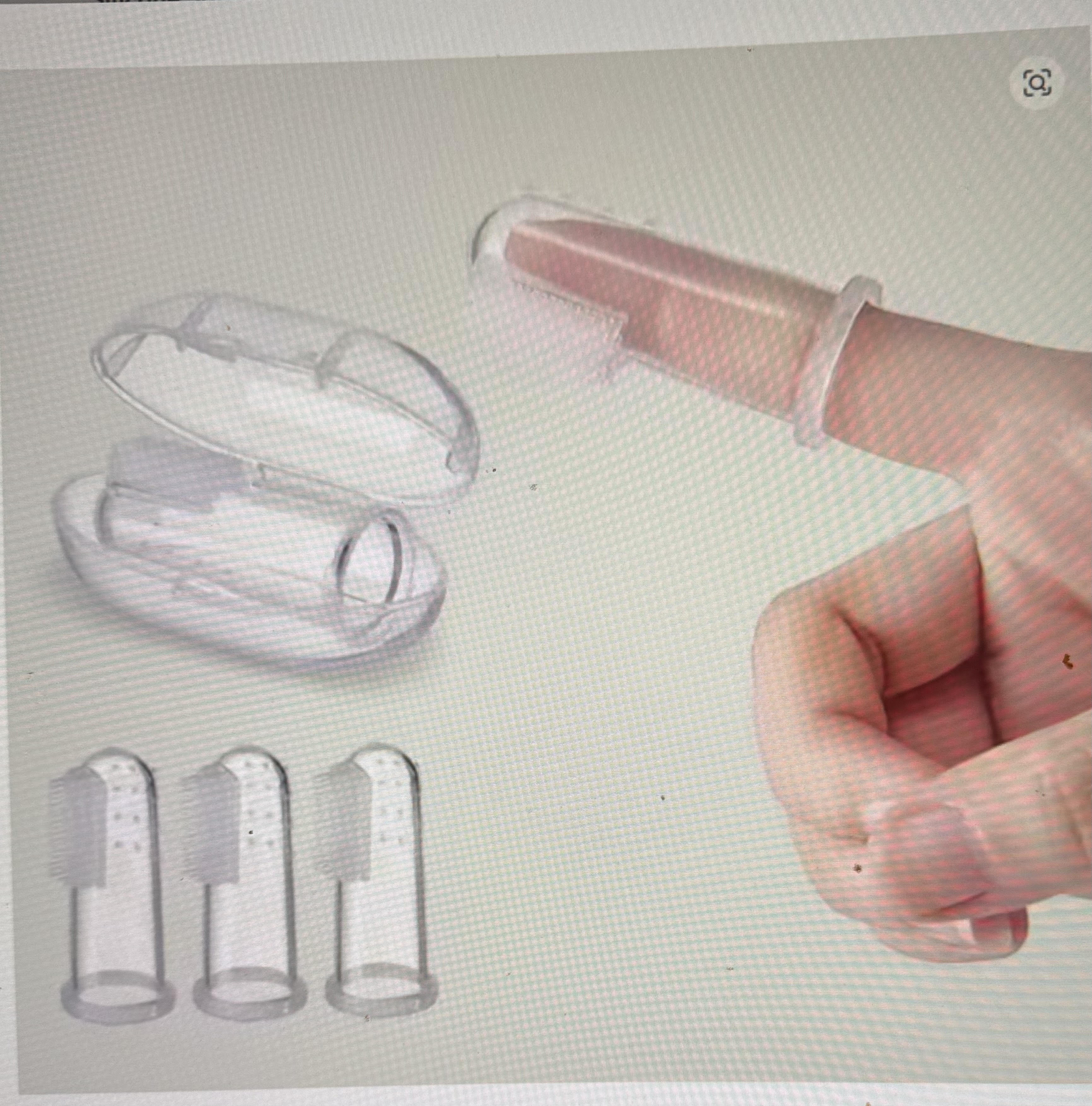 Silicone Soft Pet Finger Cuff Toothbrushes