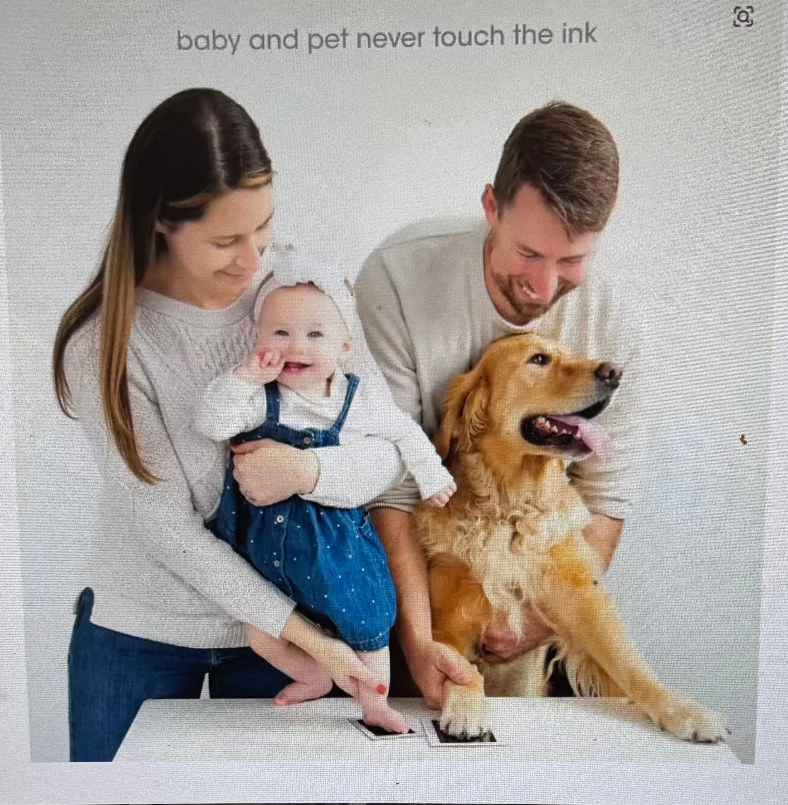 Paw Print Clean Touch Ink Pad